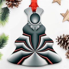 Fractal Grau Ornament (christmas Tree) 