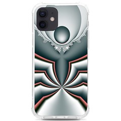 Fractal Grau Iphone 12/12 Pro Tpu Uv Print Case by dedoma