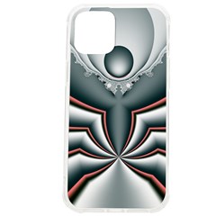 Fractal Grau Iphone 12 Pro Max Tpu Uv Print Case by dedoma