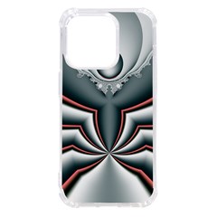 Fractal Grau Iphone 14 Pro Tpu Uv Print Case by dedoma