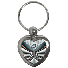 Altrosa Fractal Key Chain (heart) by dedoma