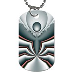 Altrosa fractal Dog Tag (Two Sides) Front