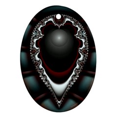 fractal eye Ornament (Oval)