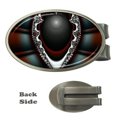 fractal eye Money Clips (Oval) 