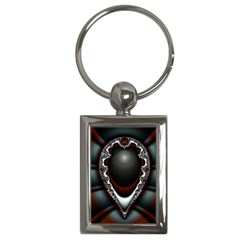 fractal eye Key Chain (Rectangle)