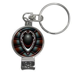 fractal eye Nail Clippers Key Chain