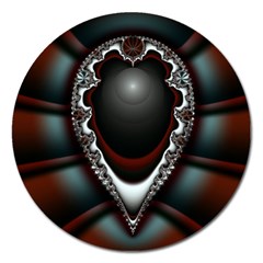 fractal eye Magnet 5  (Round)