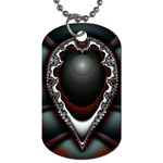 fractal eye Dog Tag (One Side) Front