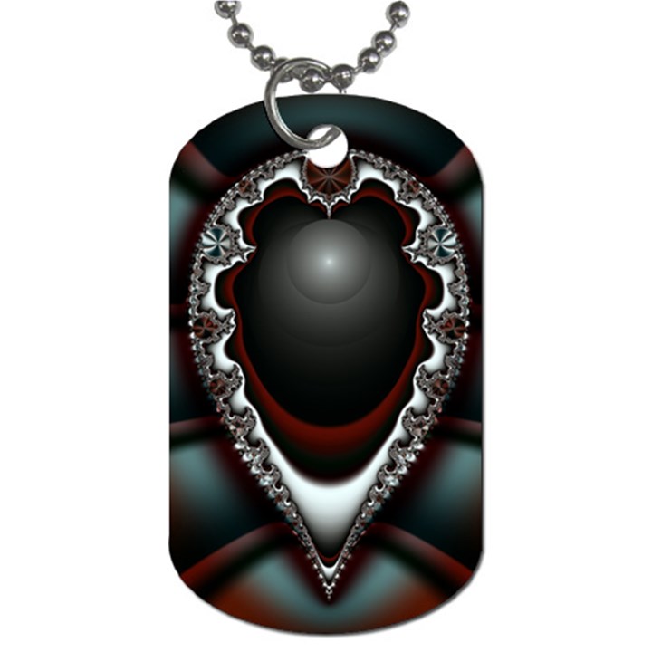 fractal eye Dog Tag (One Side)