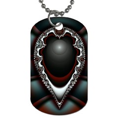 fractal eye Dog Tag (Two Sides)