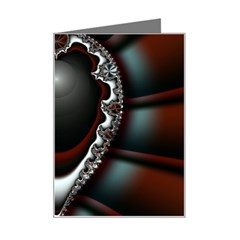 fractal eye Mini Greeting Card