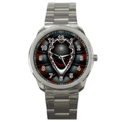 fractal eye Sport Metal Watch