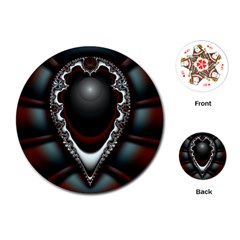 fractal eye Playing Cards Single Design (Round)