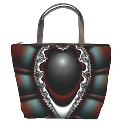 fractal eye Bucket Bag