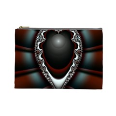 fractal eye Cosmetic Bag (Large)