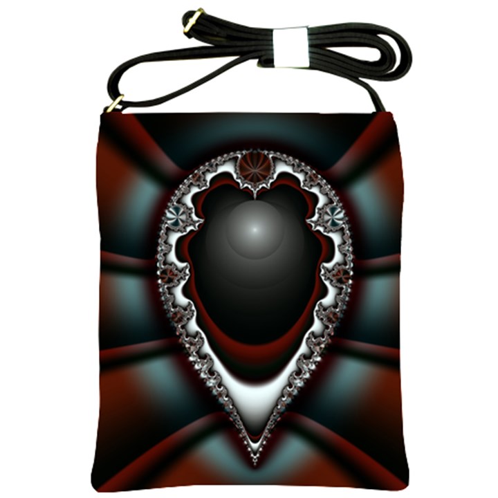 fractal eye Shoulder Sling Bag