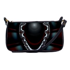 fractal eye Shoulder Clutch Bag