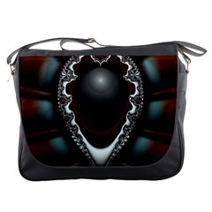 fractal eye Messenger Bag