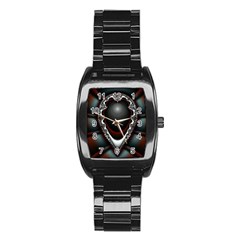 fractal eye Stainless Steel Barrel Watch