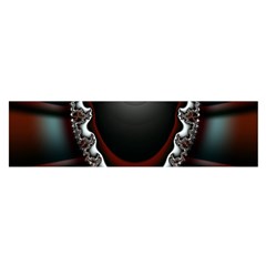 fractal eye Oblong Satin Scarf (16  x 60 )