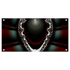 Fractal Eye Banner And Sign 4  X 2  by dedoma