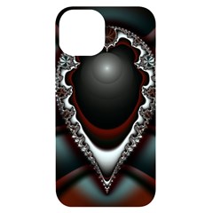 fractal eye iPhone 14 Black UV Print Case