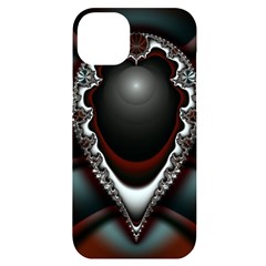 fractal eye iPhone 14 Plus Black UV Print Case