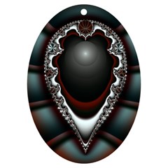 fractal eye UV Print Acrylic Ornament Oval