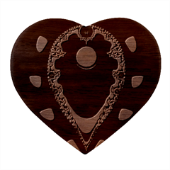 fractal eye Heart Wood Jewelry Box