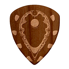 fractal eye Wood Guitar Pick (Set of 10)