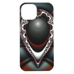 fractal eye iPhone 15 Plus Black UV Print PC Hardshell Case