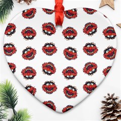 Muppets Animal Pattern Ornament (heart)