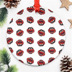 Muppets Animal Pattern Round Ornament (two Sides)