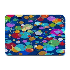 Illustrations Sea Fish Swimming Colors Plate Mats by anzea