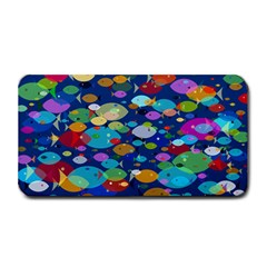 Illustrations Sea Fish Swimming Colors Medium Bar Mat by anzea