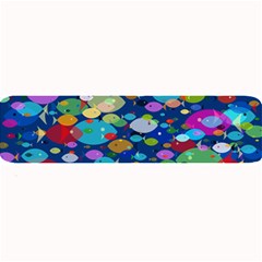 Illustrations Sea Fish Swimming Colors Large Bar Mat by anzea