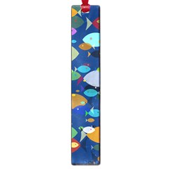 Illustrations Sea Fish Swimming Colors Large Book Marks by anzea