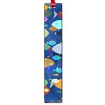 Illustrations Sea Fish Swimming Colors Large Book Marks Front