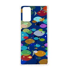 Illustrations Sea Fish Swimming Colors Samsung Galaxy Note 20 Tpu Uv Case by anzea