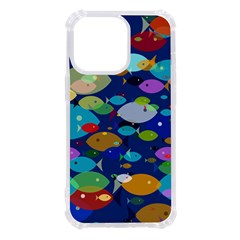 Illustrations Sea Fish Swimming Colors Iphone 13 Pro Tpu Uv Print Case by anzea