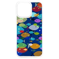 Illustrations Sea Fish Swimming Colors Iphone 15 Plus Tpu Uv Print Case