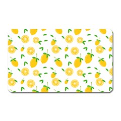 Illustrations Lemon Citrus Fruit Yellow Magnet (rectangular) by anzea