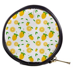 Illustrations Lemon Citrus Fruit Yellow Mini Makeup Bag by anzea