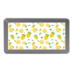 Illustrations Lemon Citrus Fruit Yellow Memory Card Reader (mini) by anzea