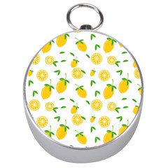 Illustrations Lemon Citrus Fruit Yellow Silver Compasses by anzea