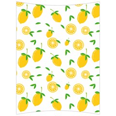 Illustrations Lemon Citrus Fruit Yellow Back Support Cushion by anzea