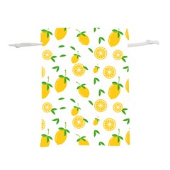 Illustrations Lemon Citrus Fruit Yellow Lightweight Drawstring Pouch (s) by anzea