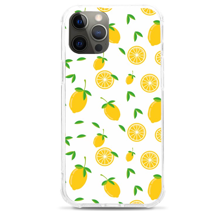 Illustrations Lemon Citrus Fruit Yellow iPhone 12 Pro max TPU UV Print Case