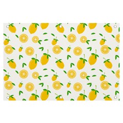 Illustrations Lemon Citrus Fruit Yellow Banner and Sign 6  x 4 