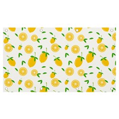 Illustrations Lemon Citrus Fruit Yellow Banner and Sign 7  x 4 